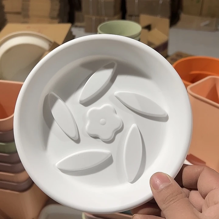 圆2号托盘白10个底托