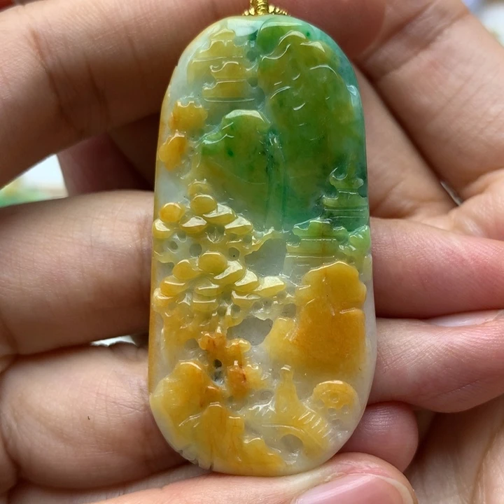 颈饰未镶嵌翡翠翡翠