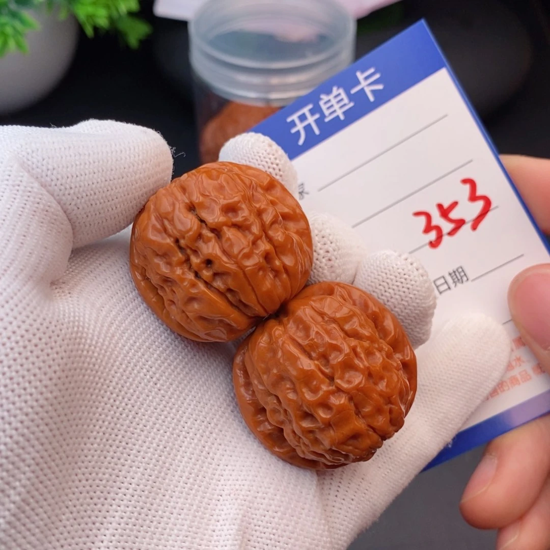 文玩核桃把件34甲骨文353