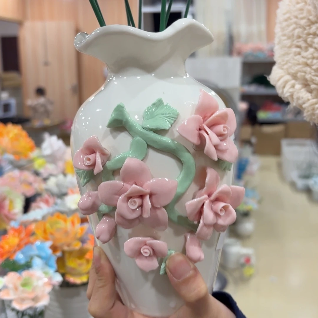 陶瓷花，20元发货，退款拉黑