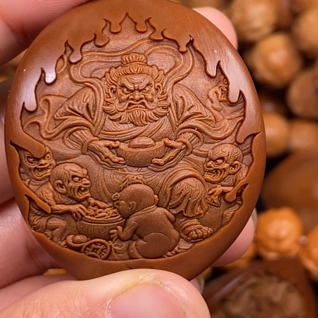 菩提籽类橄榄核雕刻手串手链项链吊坠