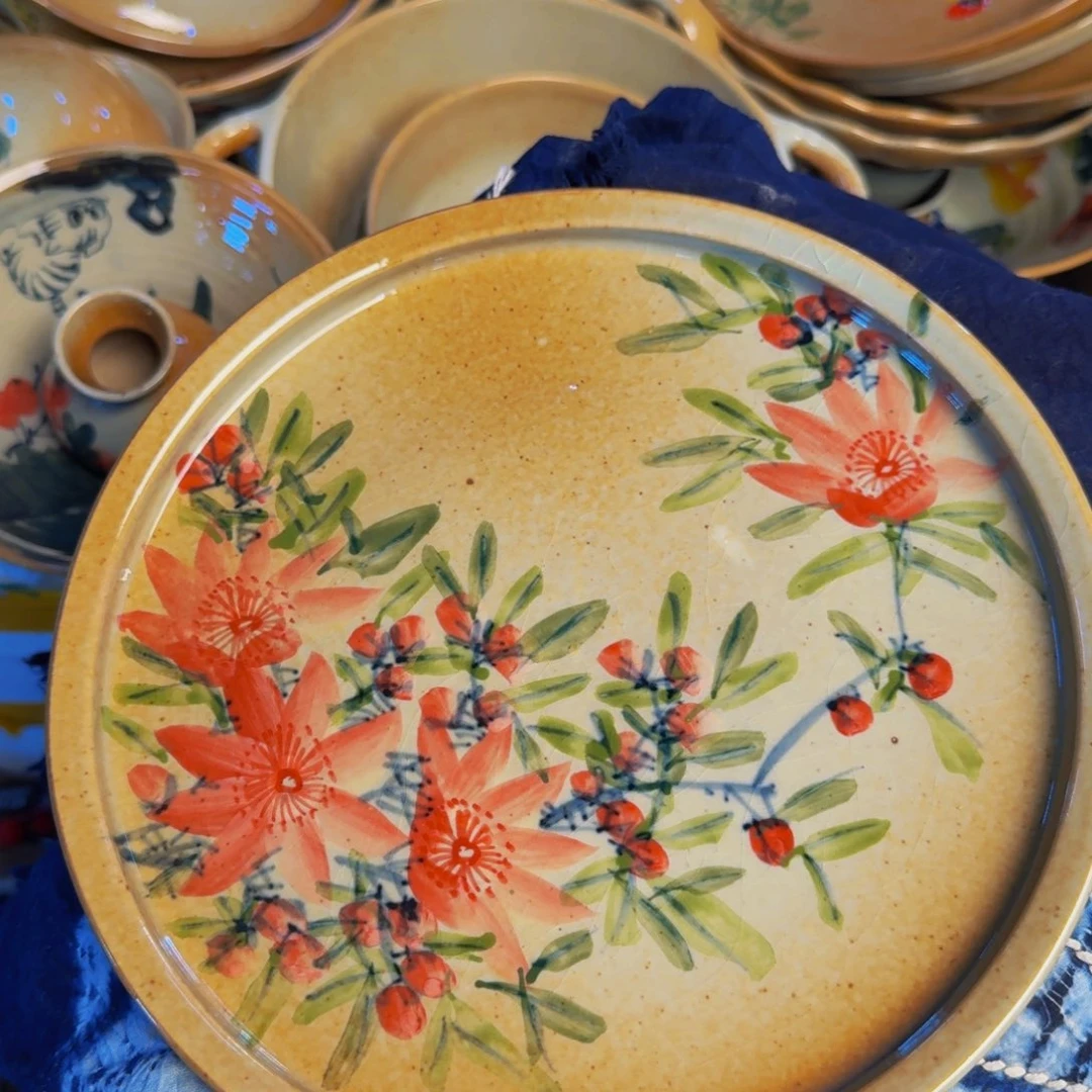 瓷片景德镇陶瓷手工手绘