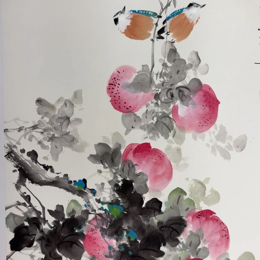 国画国画作品山水花鸟