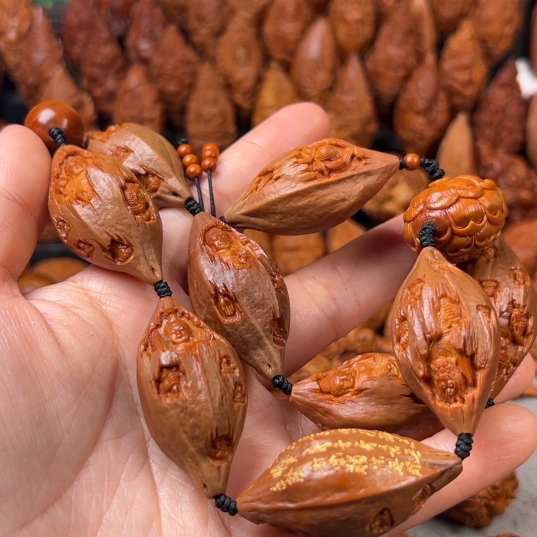 森***哥橄榄核手串/手链核雕