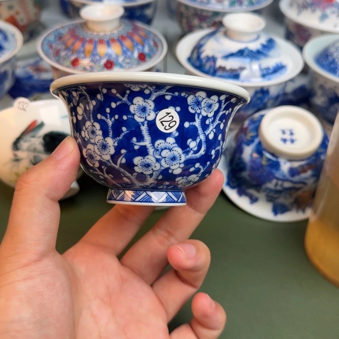 彦祖纯手工手绘茶具129