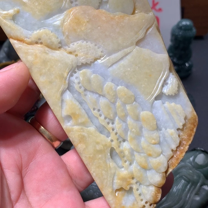 翡翠未镶嵌颈饰保真天然a货翡翠