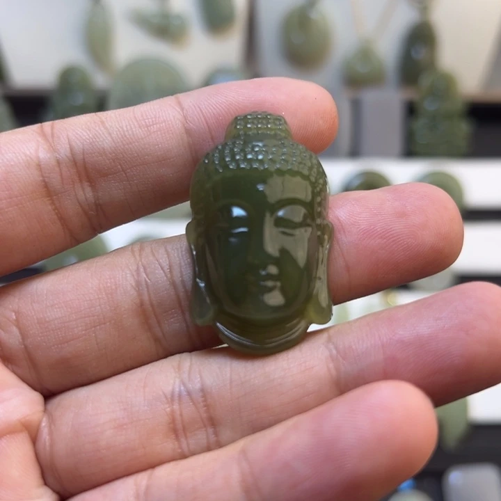 和田玉未镶嵌吊坠(不含链)666