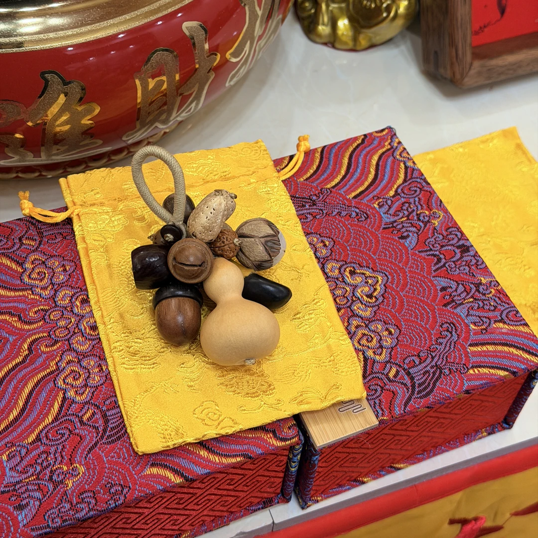 天然葫芦桃果装饰挂