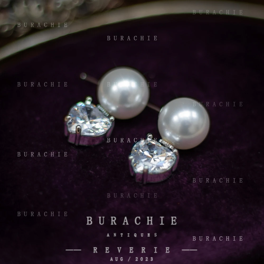 铜合金仿水晶耳饰 【2366】周年珍藏英｜经典原标克拉款Crown