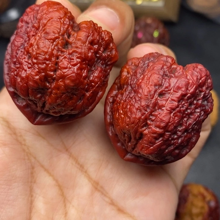 把件文玩核桃43尺蝴蝶蟾