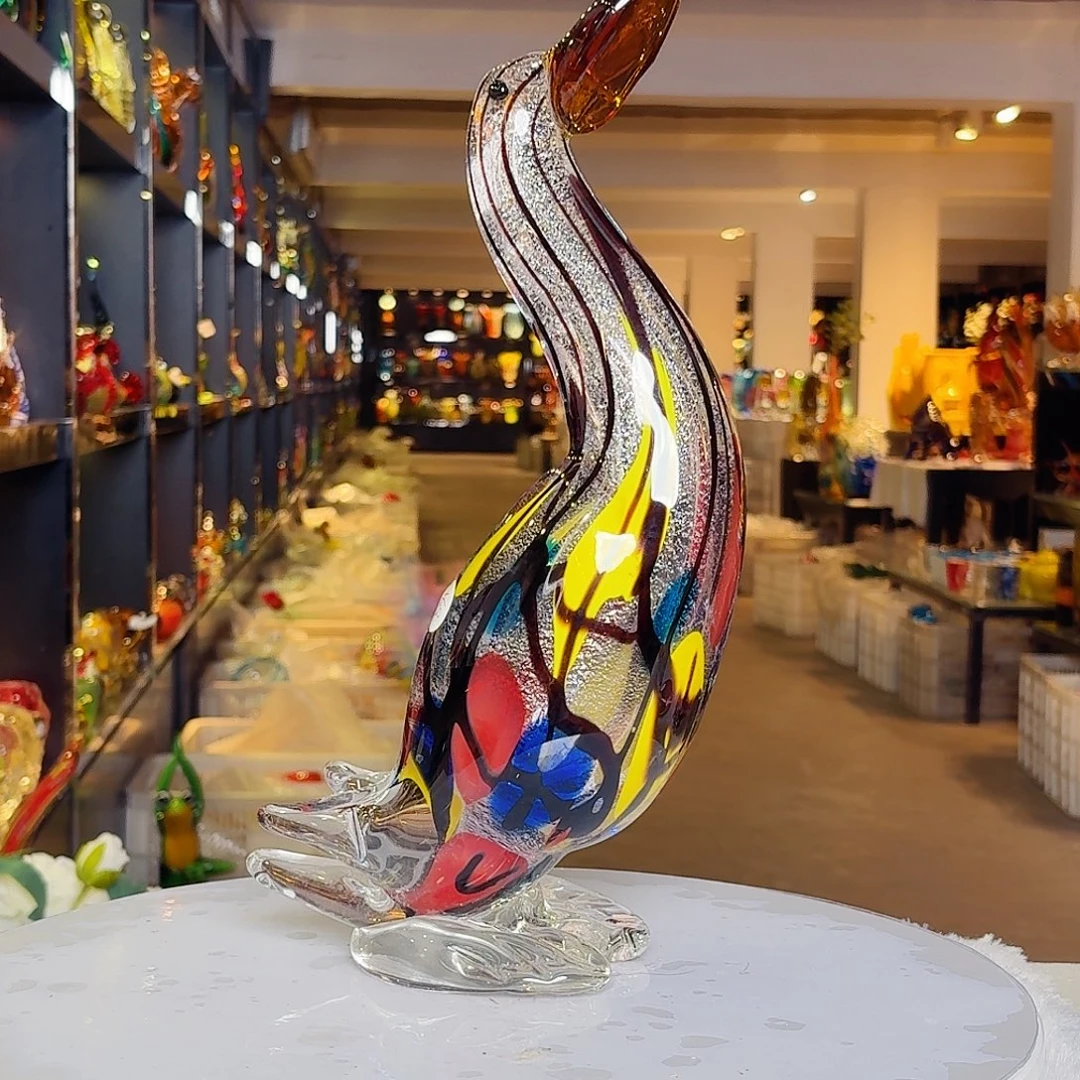 琉璃手工艺品琉璃花的颜色也