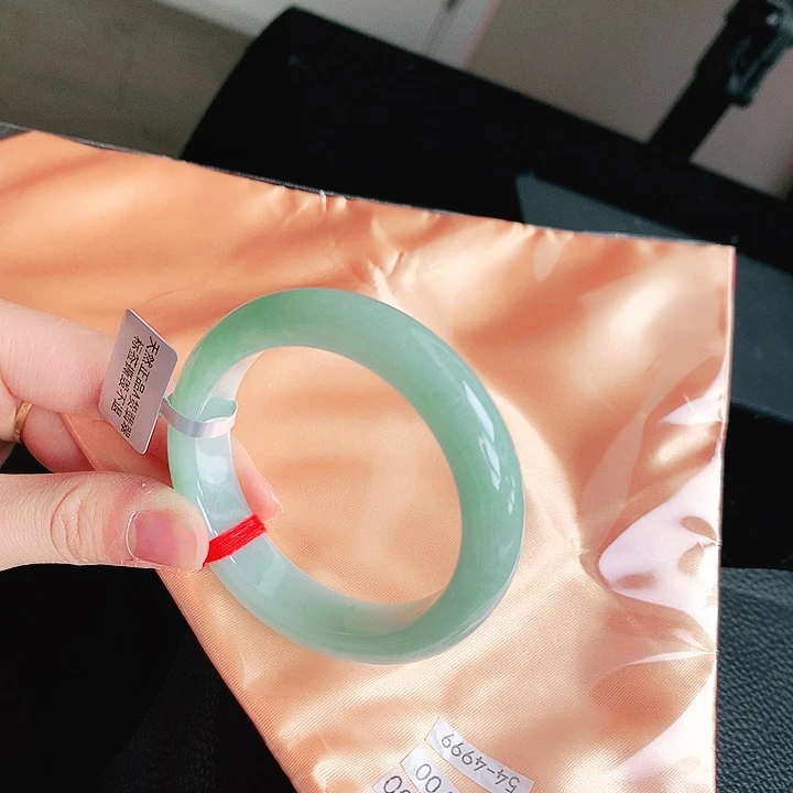 翡翠未镶嵌手镯缅甸天然a货翡翠手镯