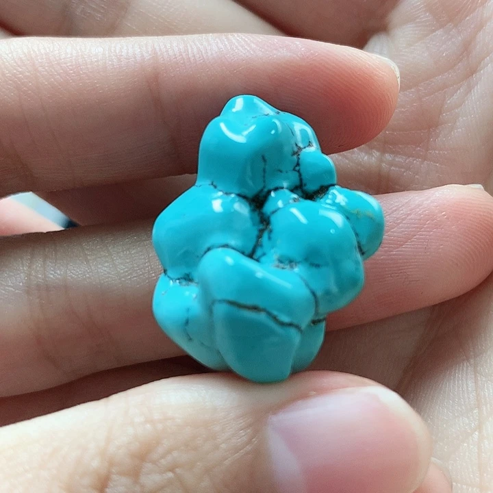 未镶嵌绿松石珠宝奇石