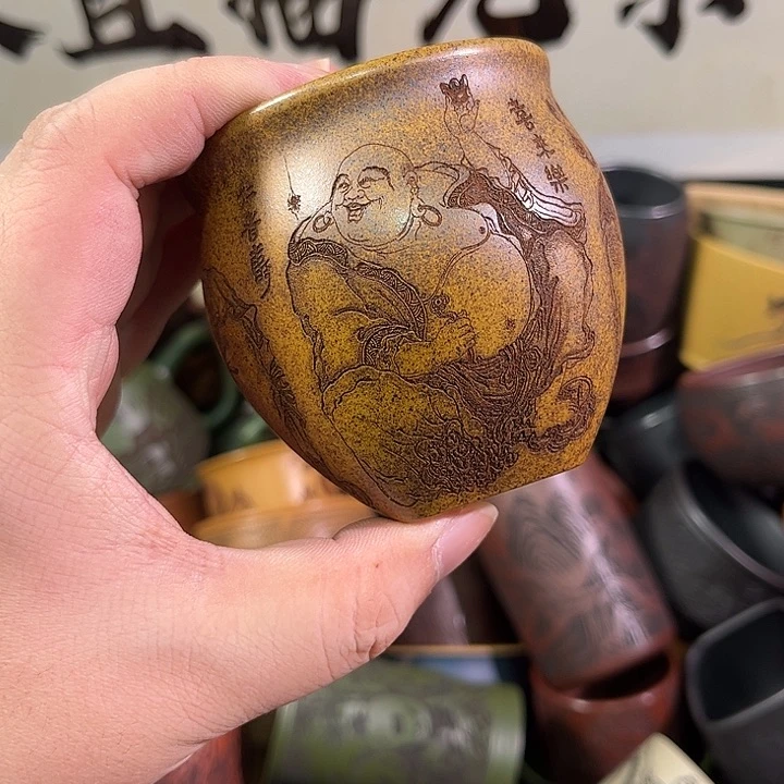 茶杯紫砂全手工紫砂主人杯