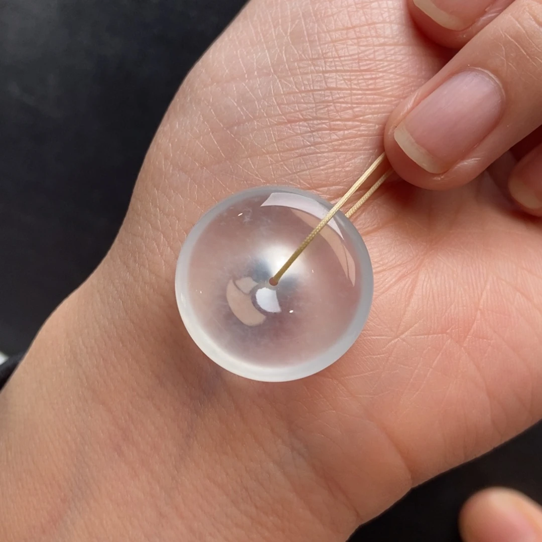 翡翠未镶嵌颈饰22.8-5.7