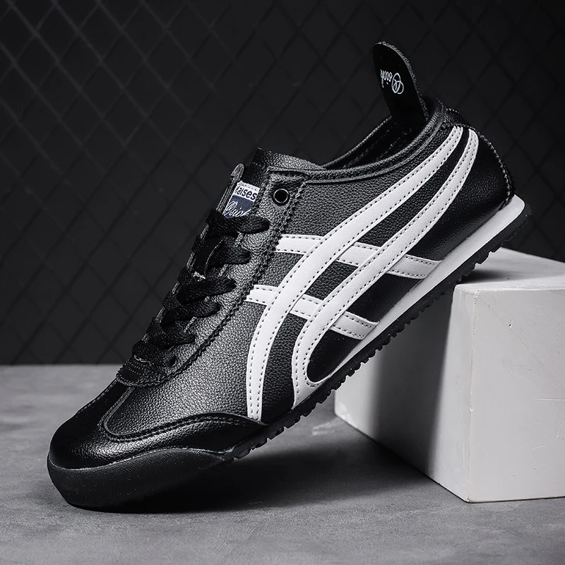 Maiseshi阿甘鞋板鞋运动鞋休闲鞋黑白色耐脏百搭经典潮流虎家