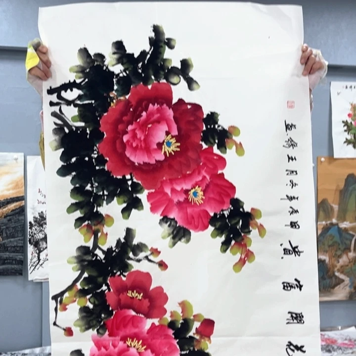 国画我的心好痛啊我的心真的好痛啊好痛啊