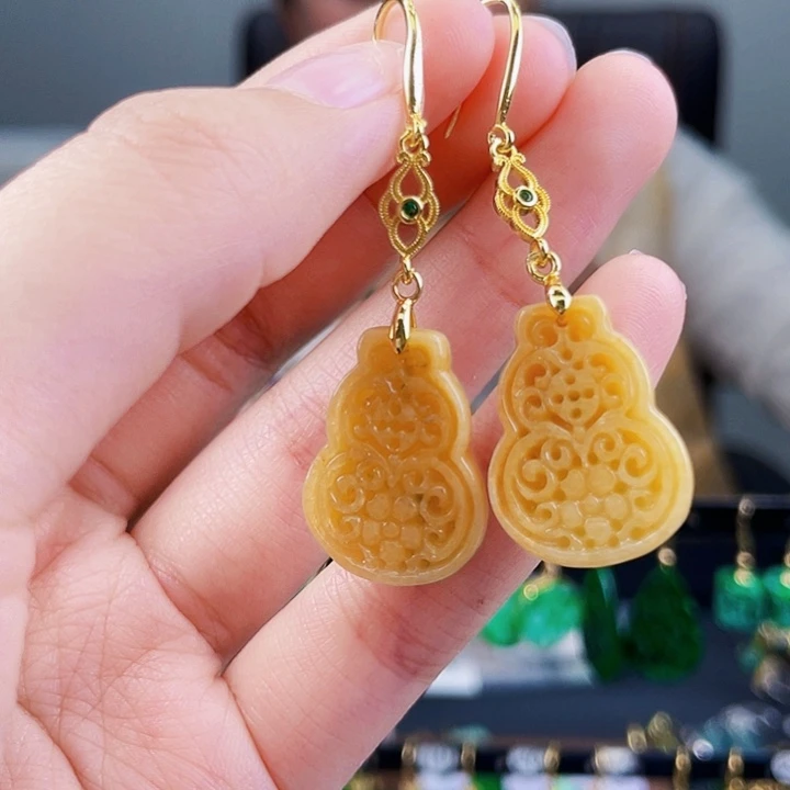 翡翠耳饰未镶嵌饰品