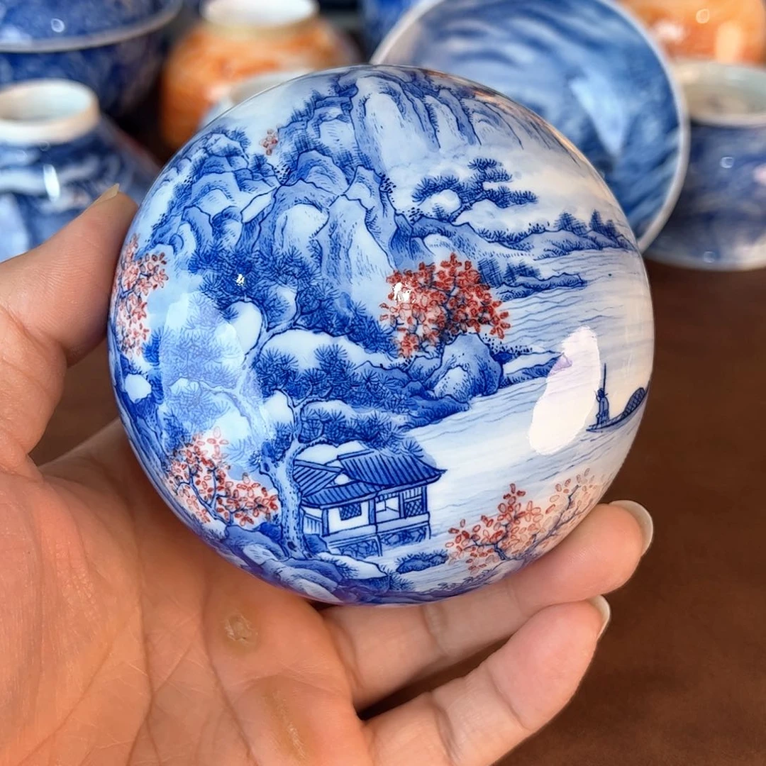 杯景德镇全手工手绘陶瓷