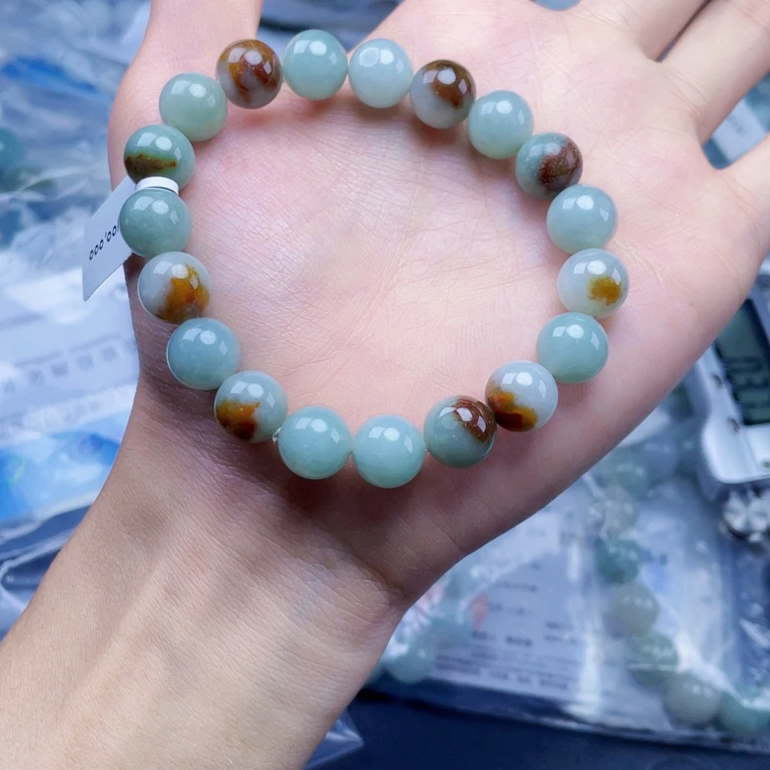 定制翡翠未镶嵌手串11+