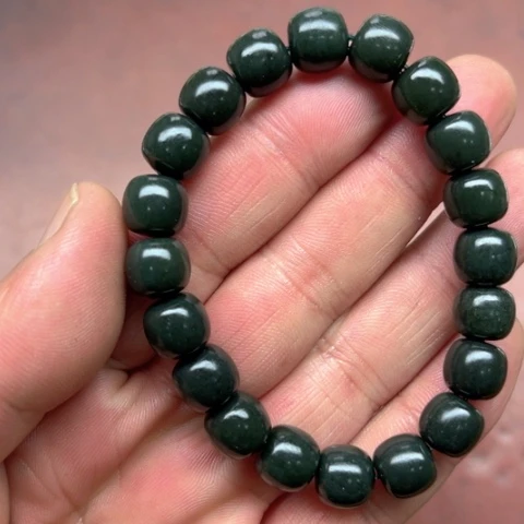 和田玉手串未镶嵌