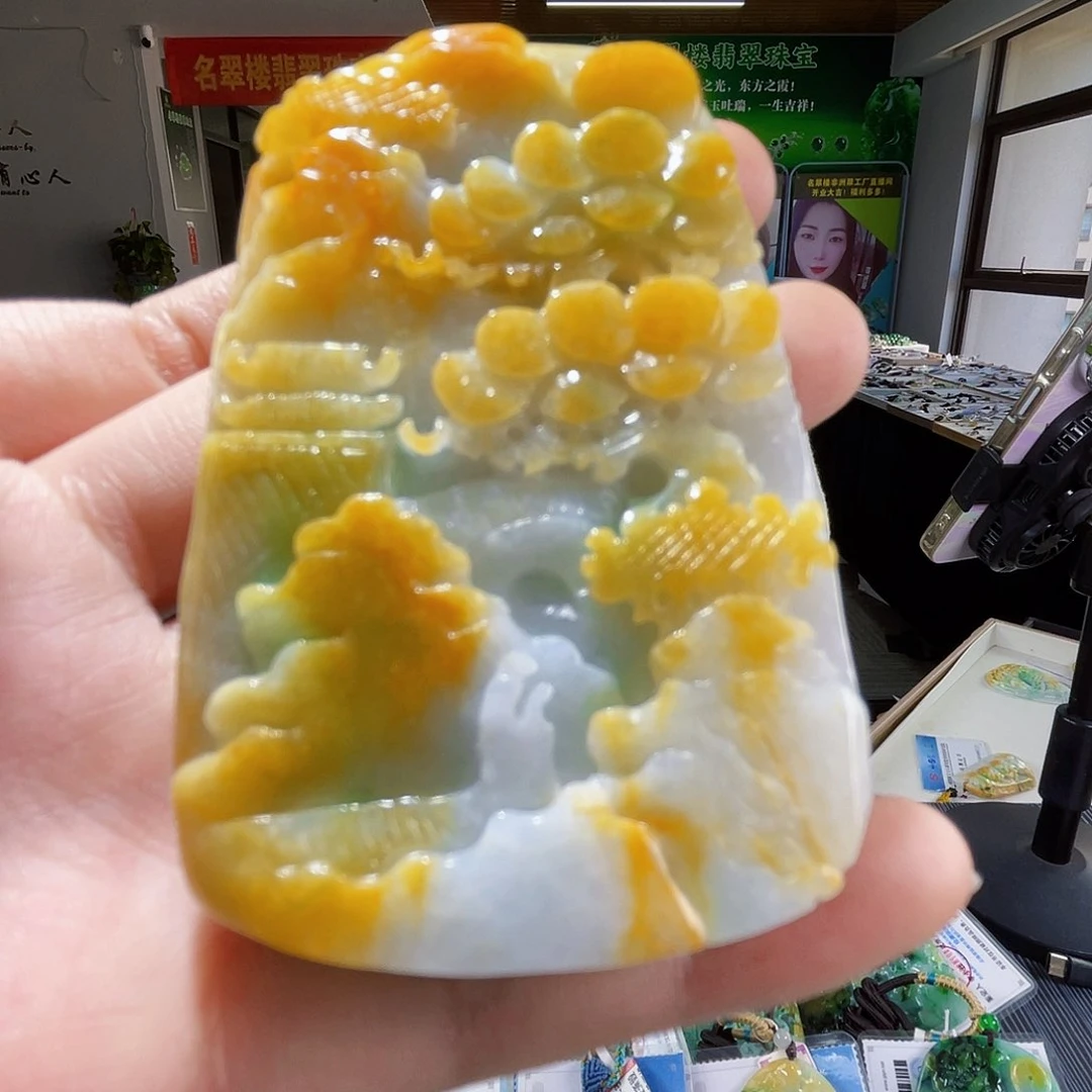 颈饰未镶嵌翡翠翡翠