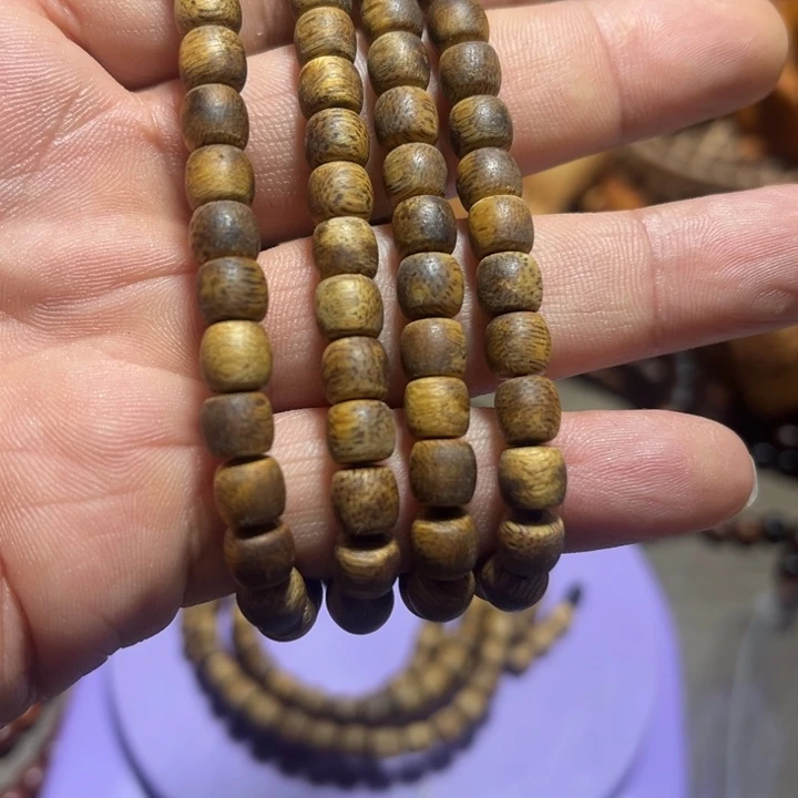 周***方柏木（崖柏）红木手把件，108克