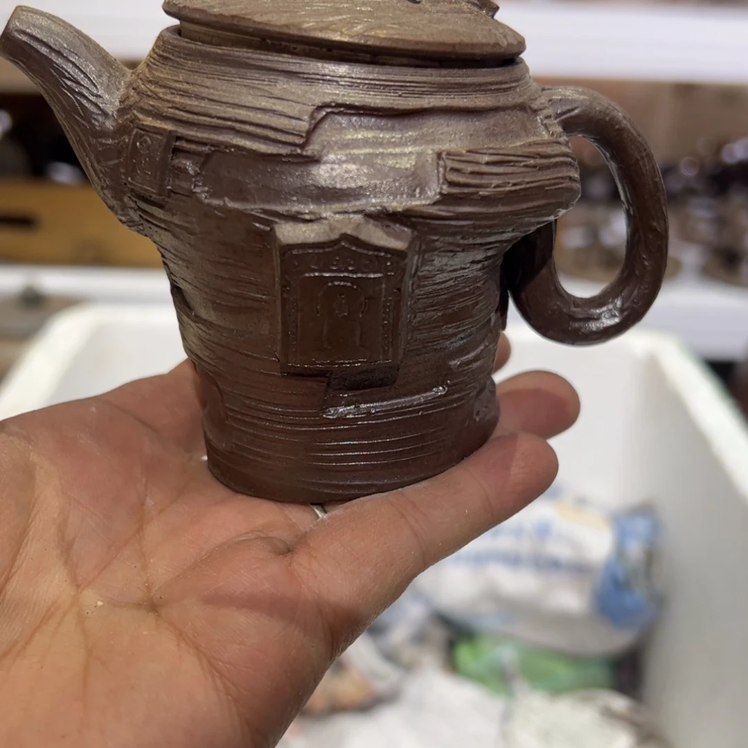 贵台龙窑柴烧茶壶89