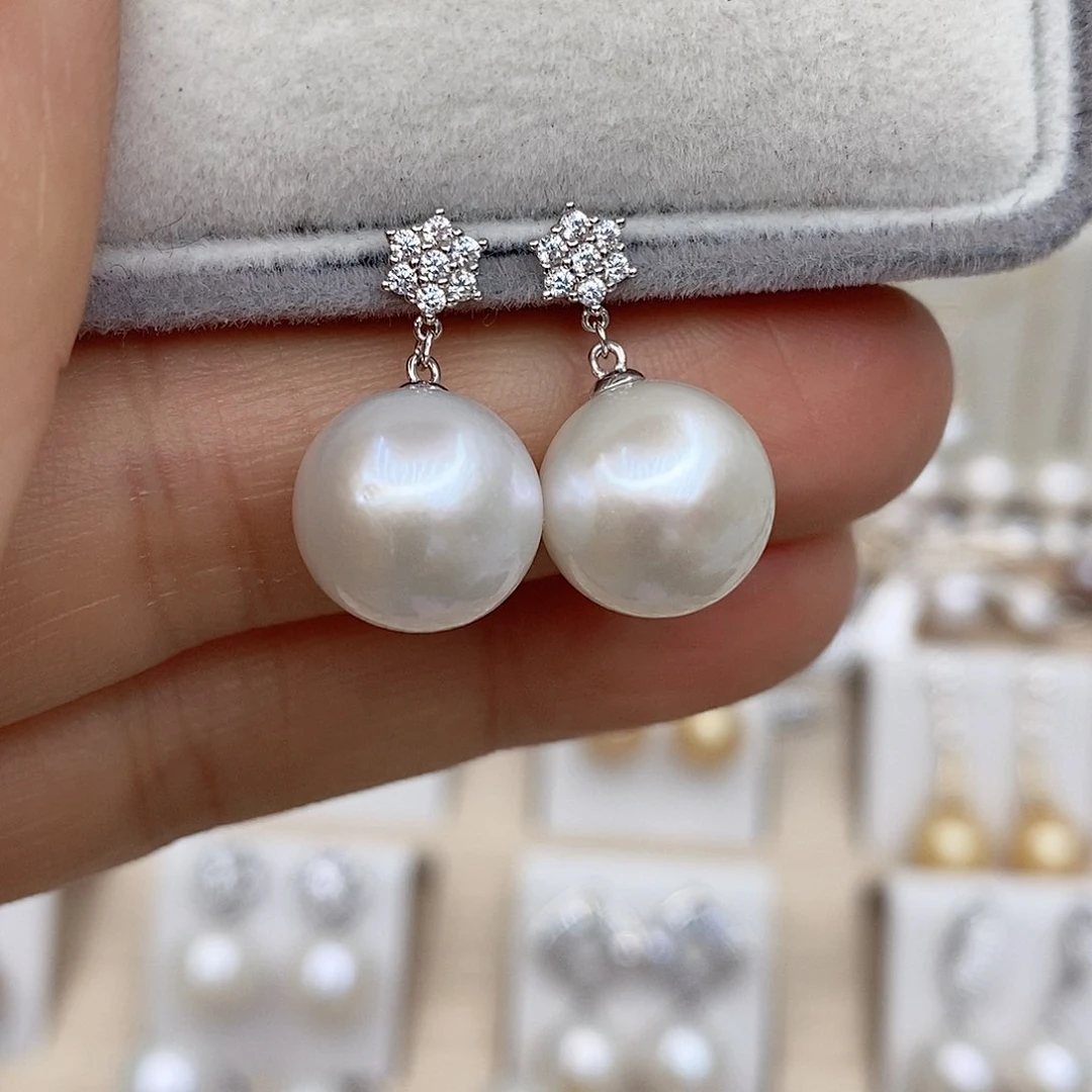 淡水珍珠颈饰银S925镶嵌