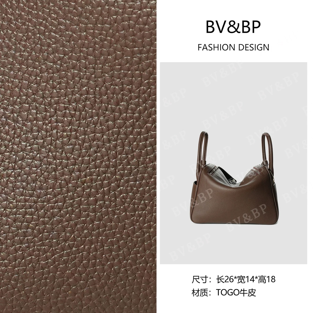 BV&BP· 原创设计 真皮高定手提单肩包 BV26-乌木色