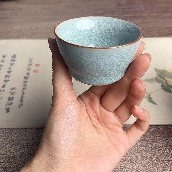 龙泉云间青瓷小米茶器