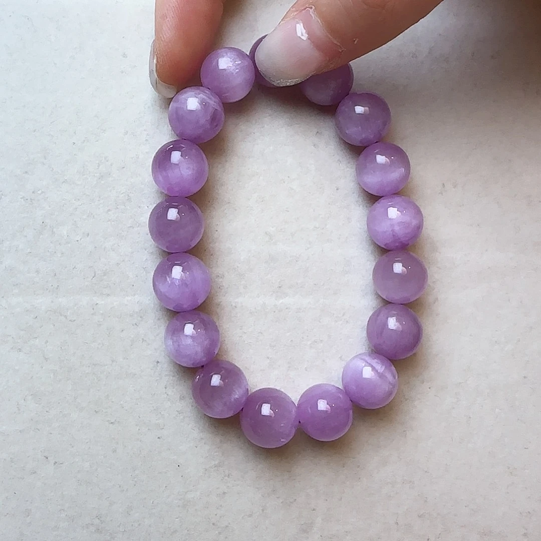 锂辉石手串未镶嵌大气上档次