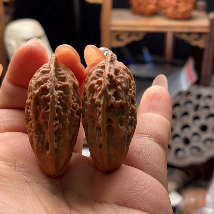 文玩核桃把件楸大胖52