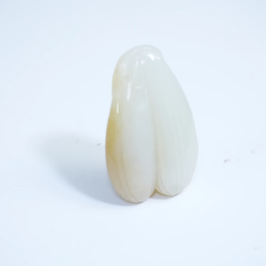 清代瓜瓞延绵和田玉佩436359*古玉*传承