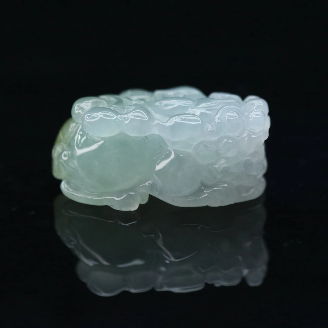 1天然缅甸翡翠A货貔貅/301312/上海嘉禾拍卖