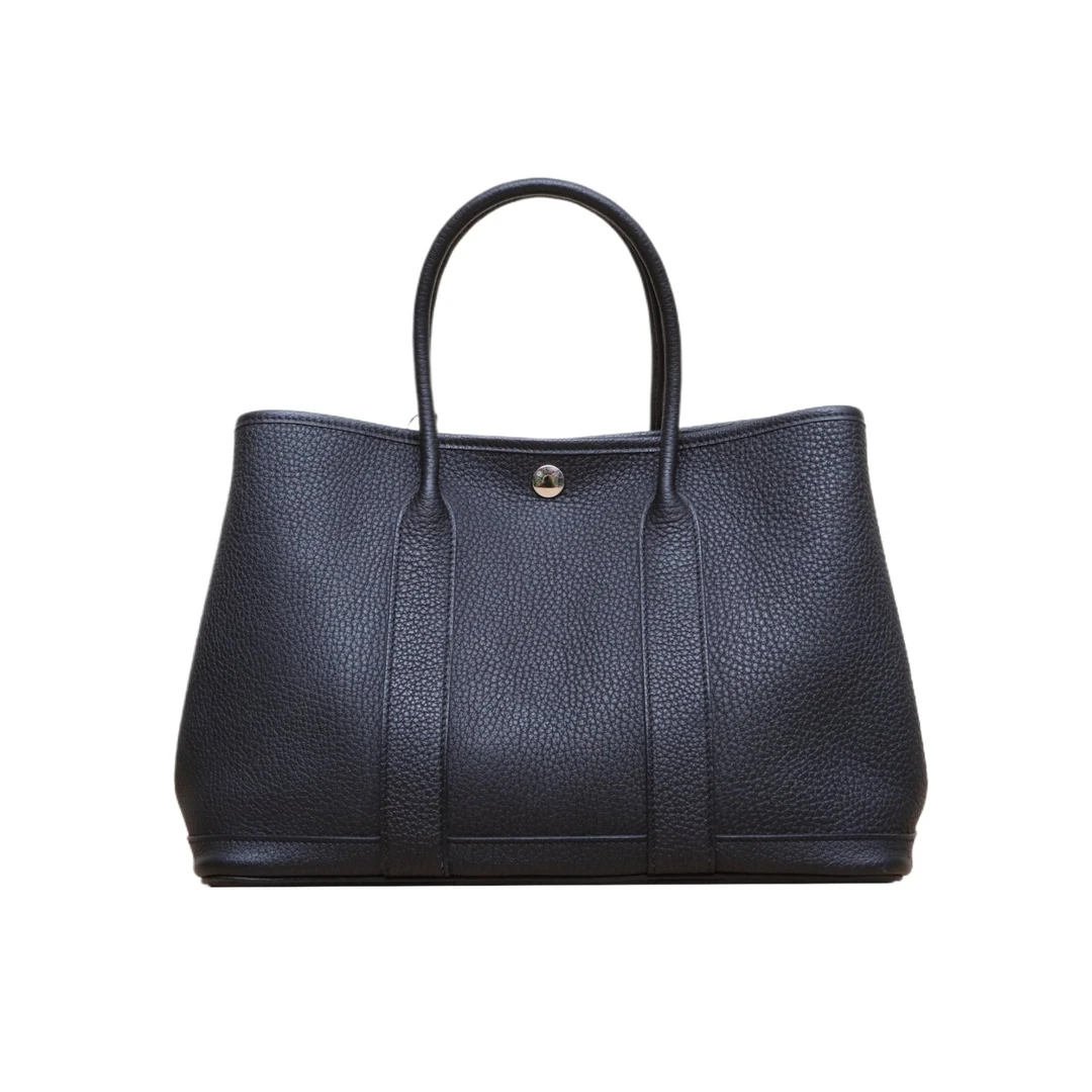 99新 Hermes/爱马仕 【活动黑黑】花园包 30 89黑色 W刻 单肩包