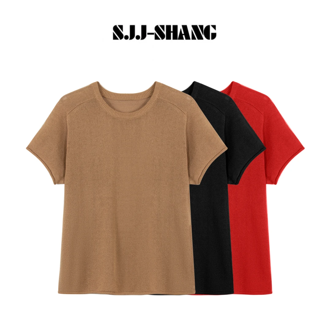 SJJ-SHANG【夏日薄纱】25ss新品和纸纱柔软透气高级感上衣q134651p