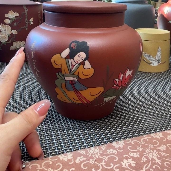 紫砂茶叶罐中高端紫砂茶叶罐