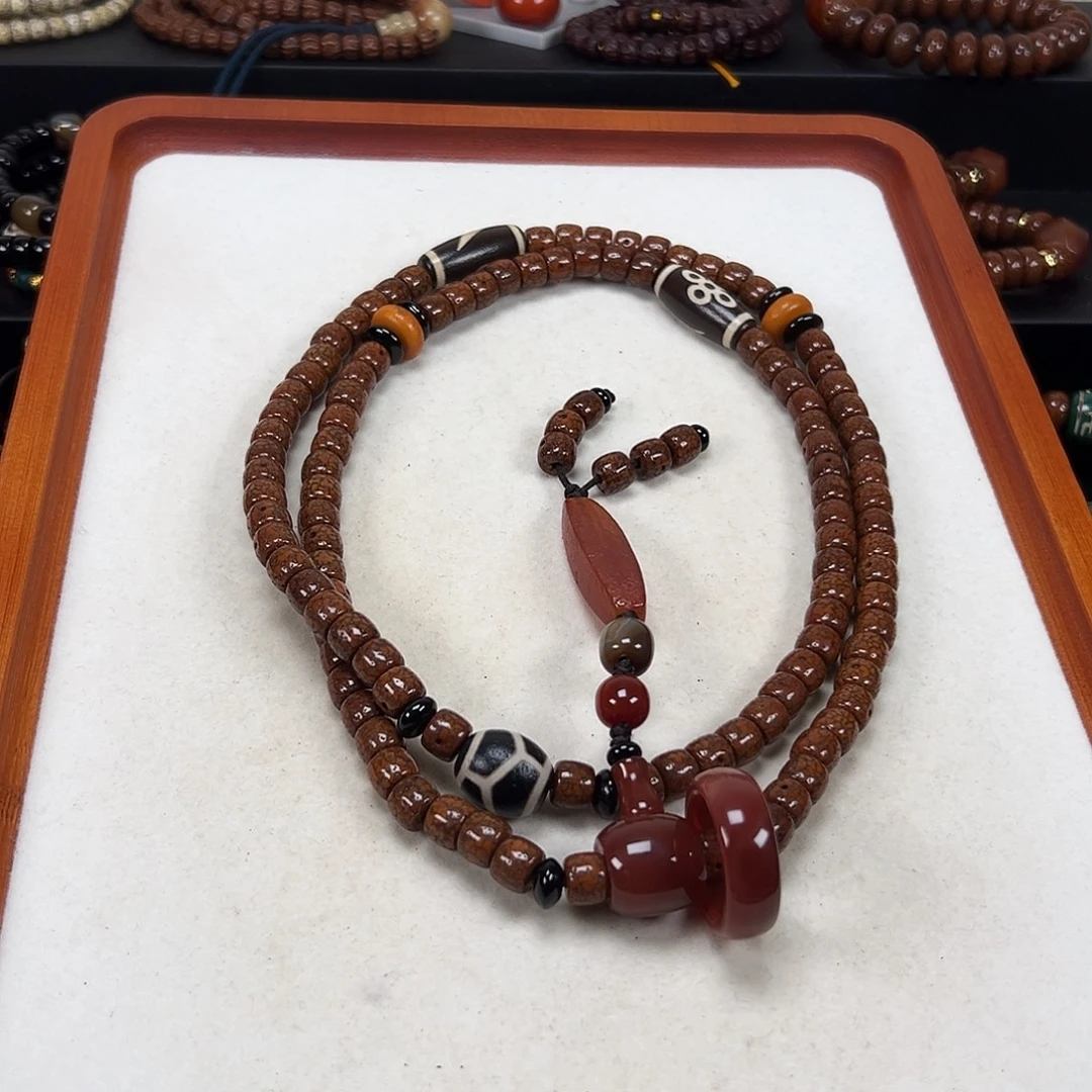 姥***公菩提籽类星月菩提子