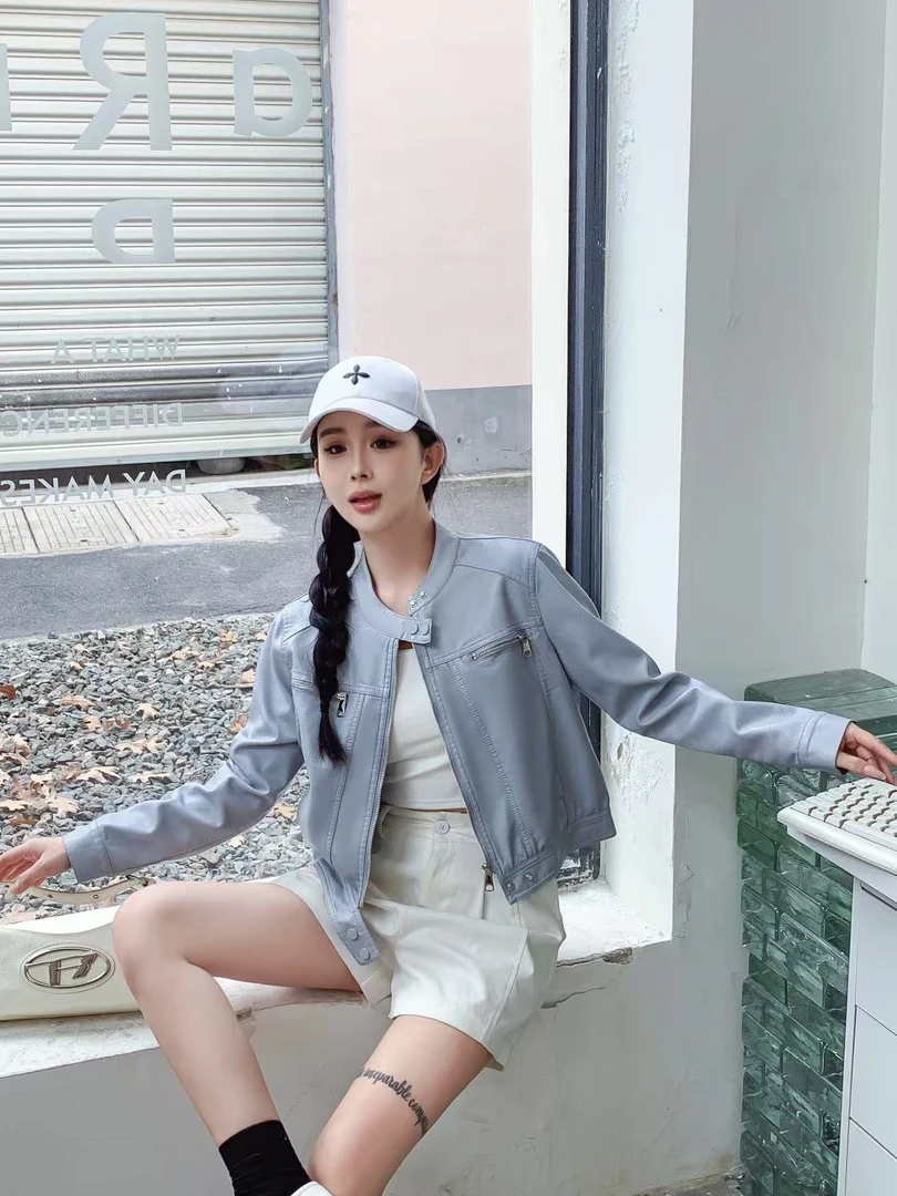 2025秋季新款百搭潮流短款皮衣外套