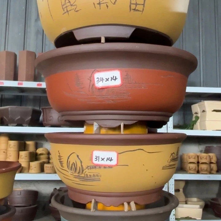 花盆紫砂100-4。