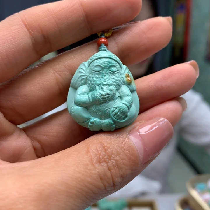 绿松石未镶嵌配饰