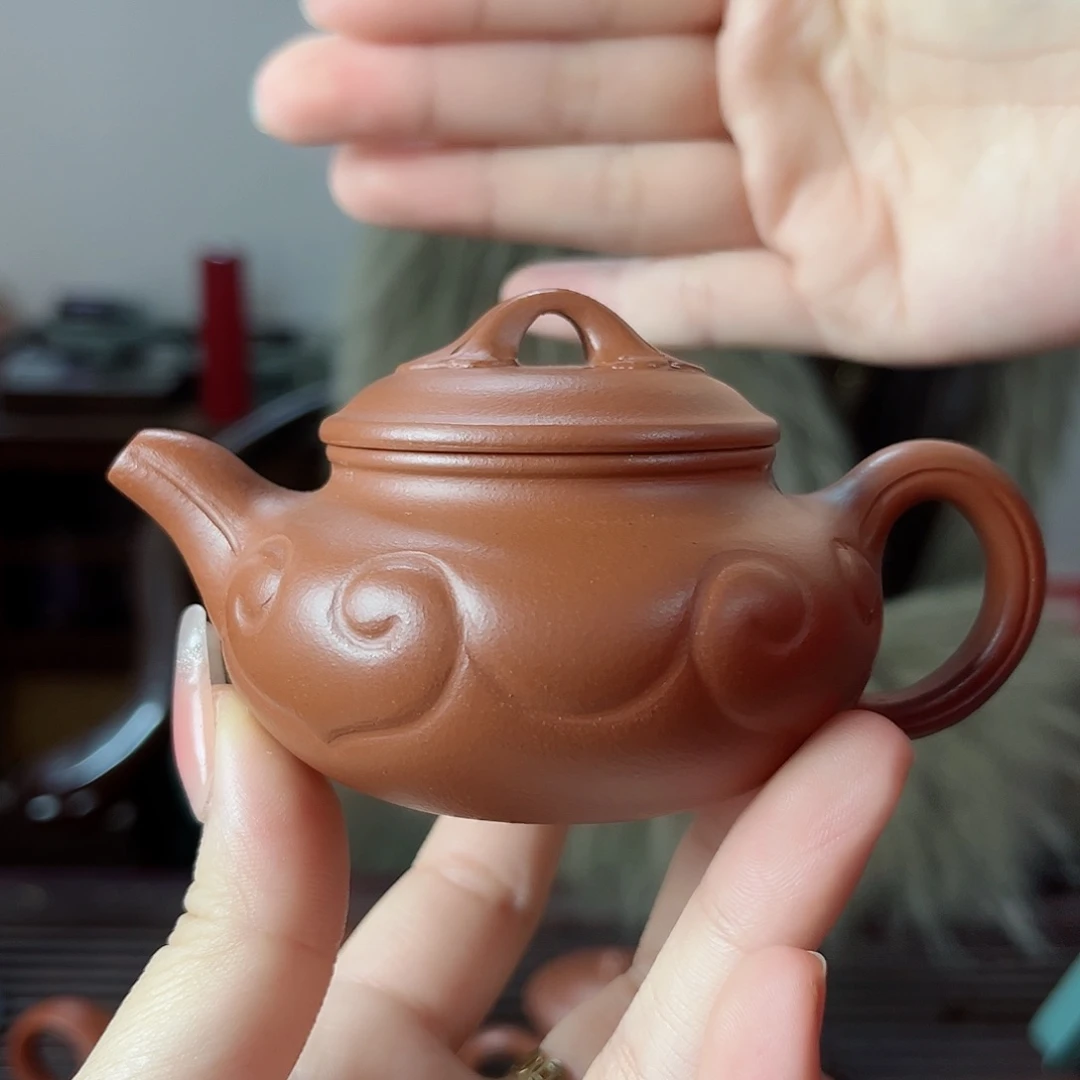 仿古如意紫砂壶壶100cc