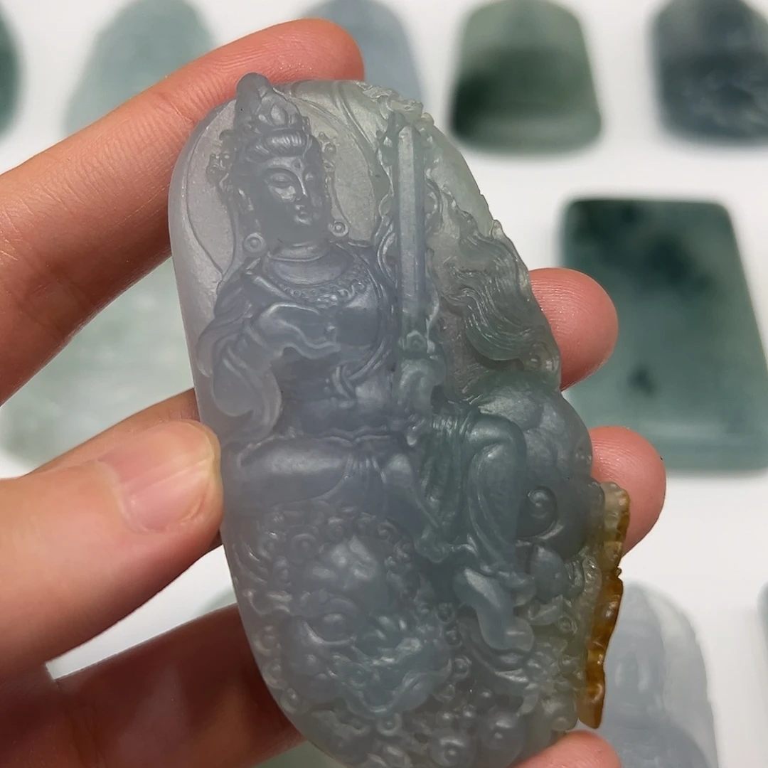 定制翡翠未镶嵌挂件