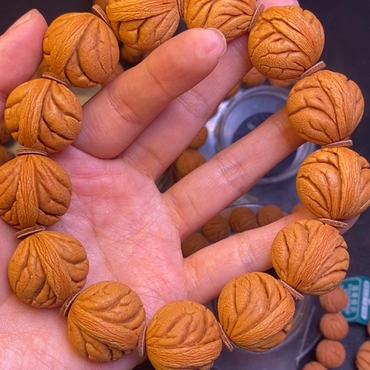 桃核吊坠秦岭龙纹桃核222