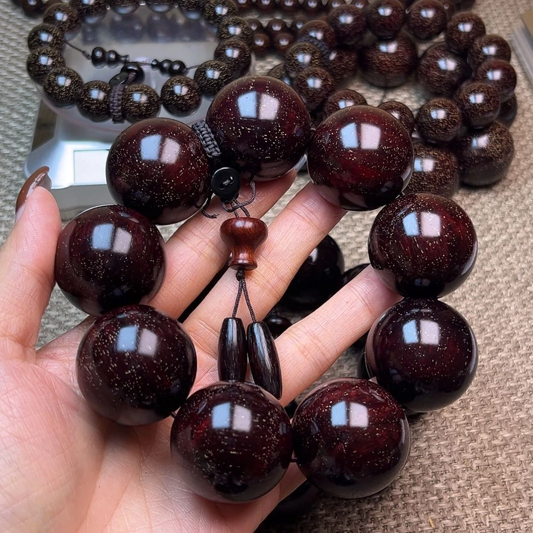 猫***人檀香紫檀（小叶紫檀）3.0 9颗满星