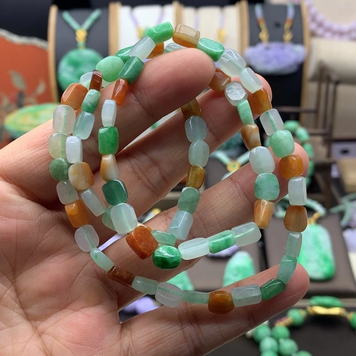 翡翠未镶嵌项链翡翠项链