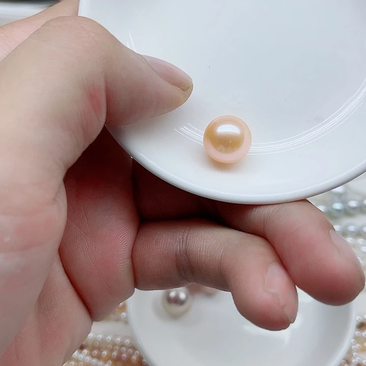 淡水珍珠银S925镶嵌颈饰