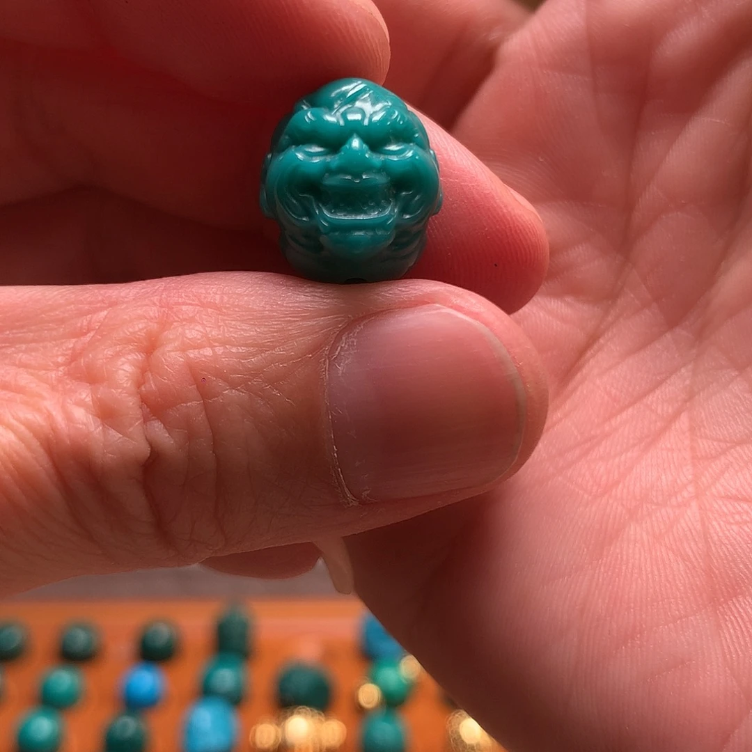 琉璃颈饰果冻色13.7mm恶僧