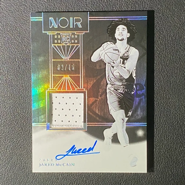 帕尼尼球星卡Noir RC 贾里德 麦凯恩 RPA 银平行 卡签 15编